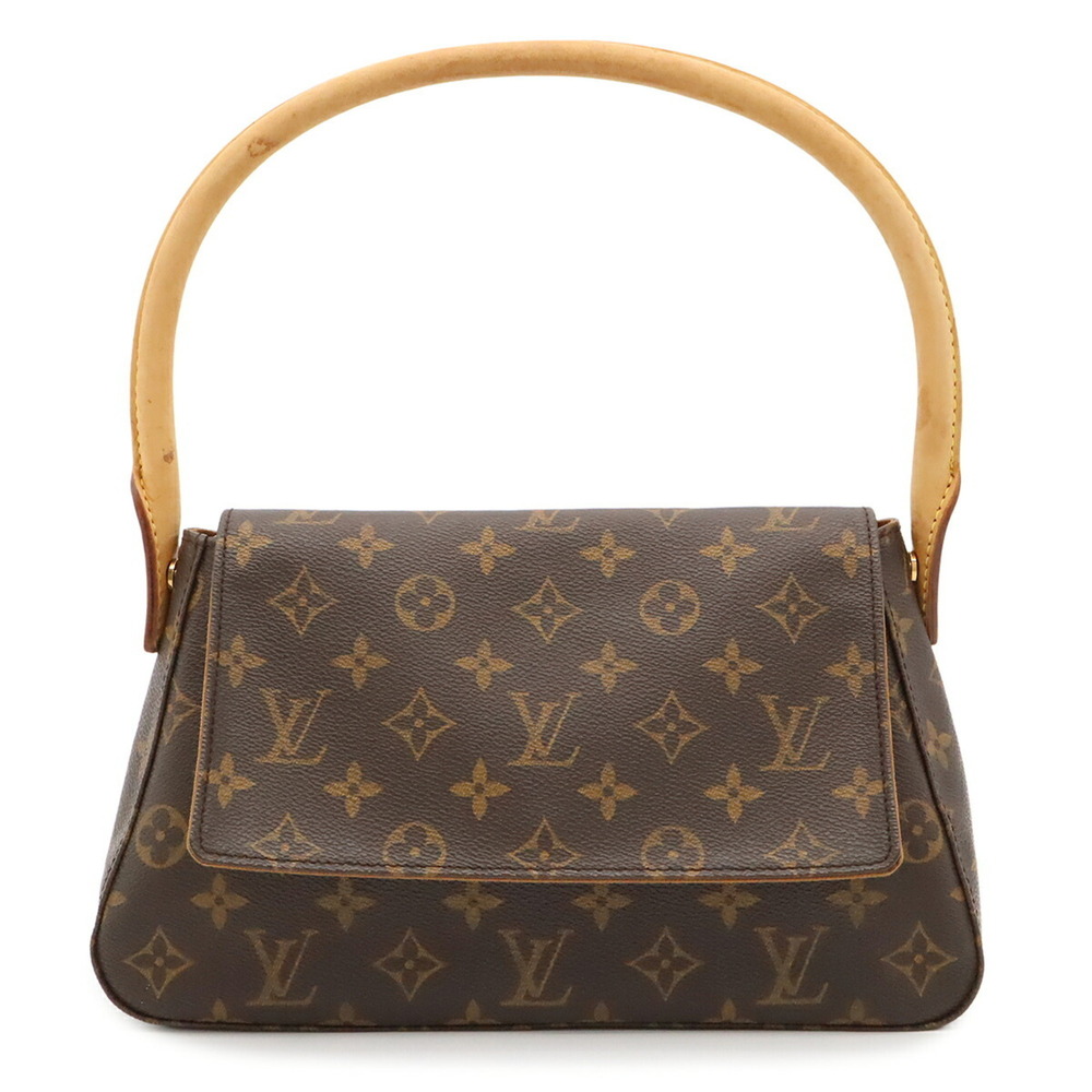 LOUIS VUITTON Louis Vuitton Monogram Mini Looping Shoulder Bag Handbag M51147